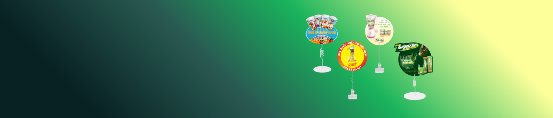 Wobbler quảng cáo