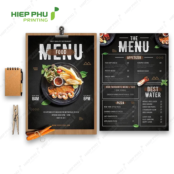 In Menu/ Thực đơn