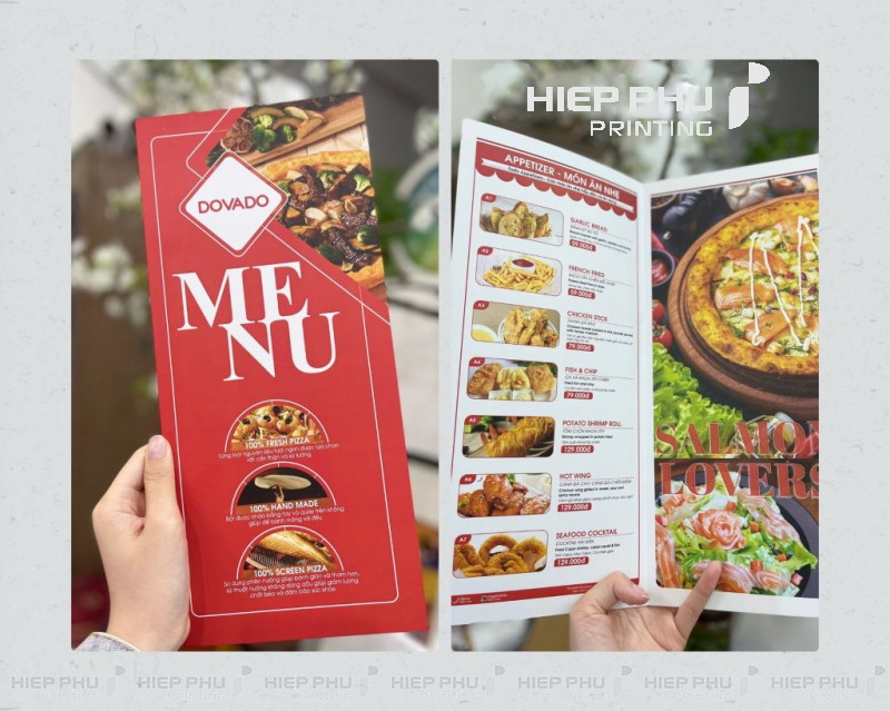 In Menu/ Thực đơn