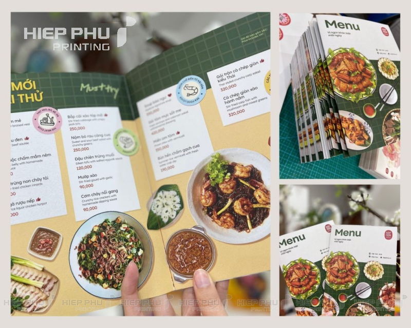 In Menu/ Thực đơn