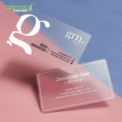 Danh thiếp nhựa
