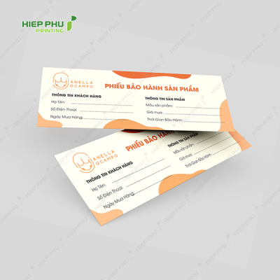 Phiếu bảo hành