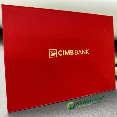 In thiệp cảm ơn CIMB BANK