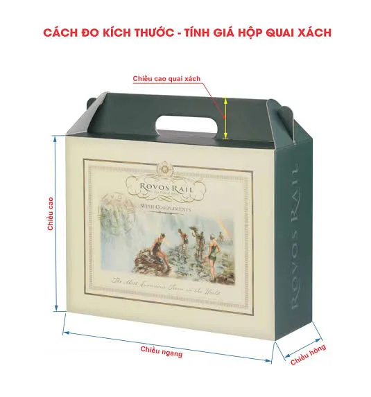 Hộp giấy quai xách