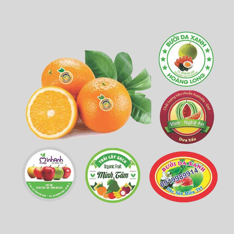 Tem dán trái cây