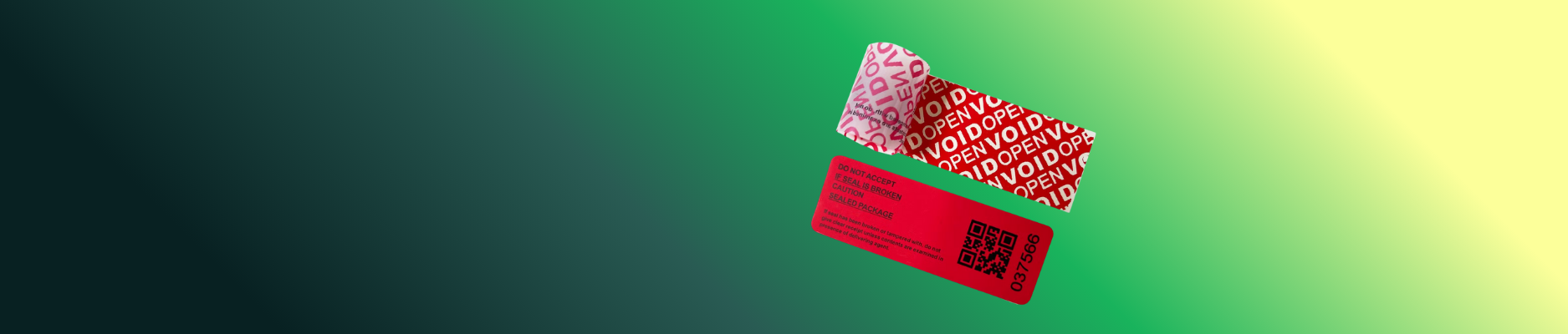 Tem decal bảo mật void