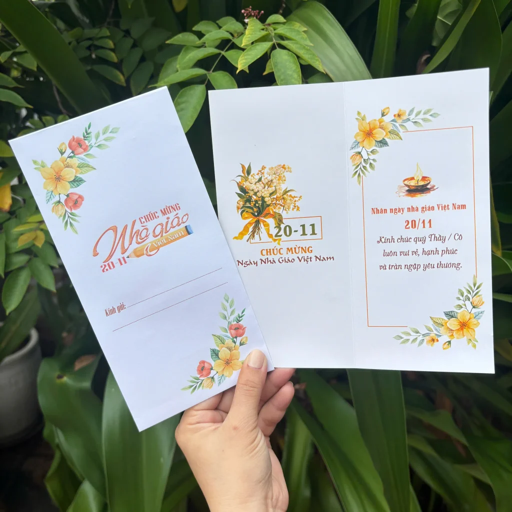 TOP Thiệp Chúc Mừng Ngày 20/11 Đẹp, Ý Nghĩa Học Sinh Tặng Thầy Cô