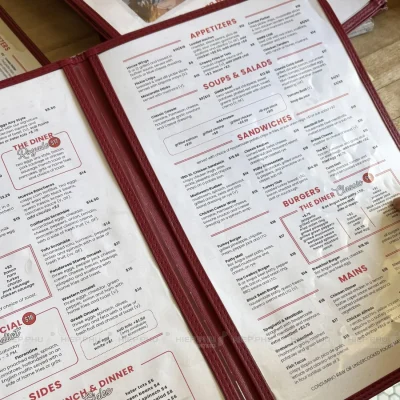 Menu nhựa dẻo