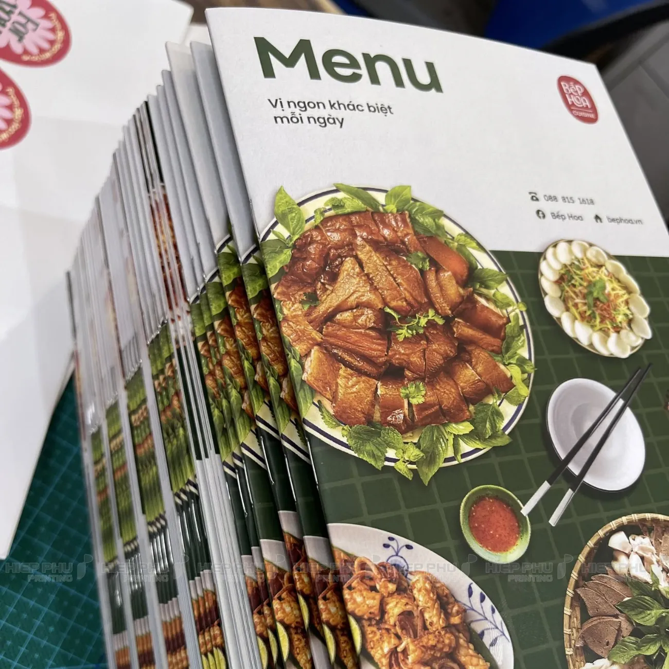 Menu mở phẳng